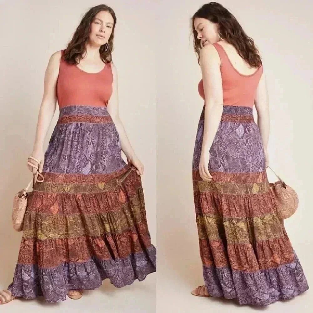 Anthropologie Colima Maxi Dress Size XS